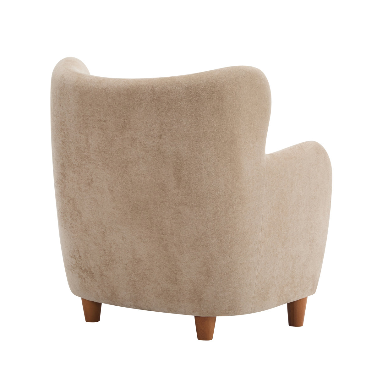 Reshami Wing Back Fabric Upholstered Accent Chair